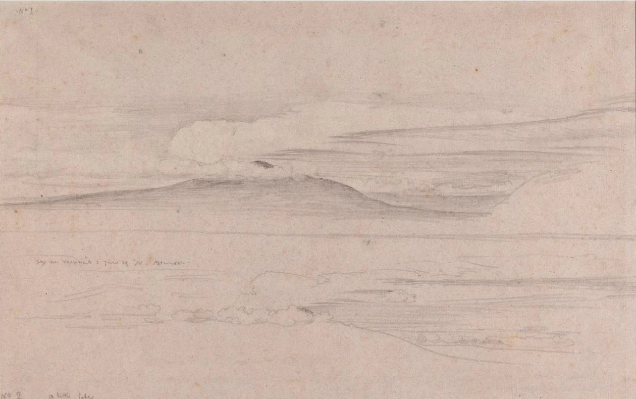 Cielo sopra il Vesuvio - Yale Center for British Art, New Haven